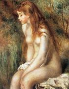 Pierre Renoir Young Girl Bathing oil on canvas